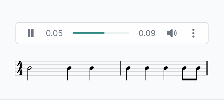 Rhythmus lesen – kostenloses Musik-Werkzeug von notono